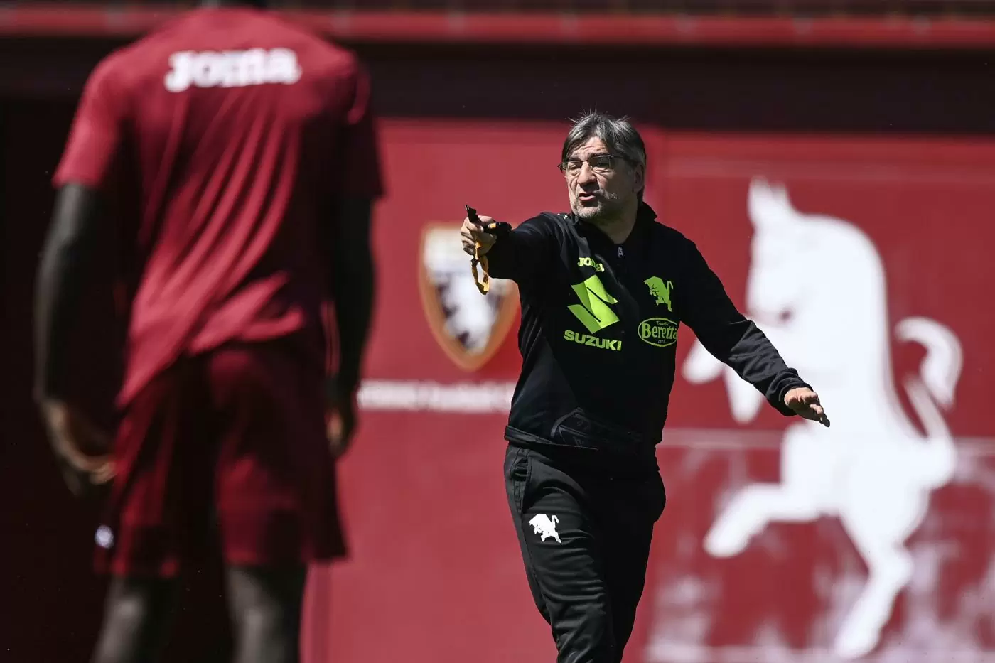 Ivan Juric durante l'allenamento